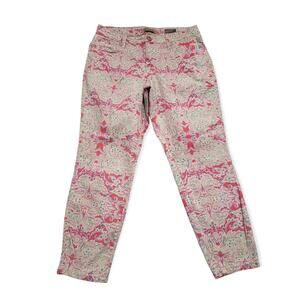 Nine West Vintage America Collection Matchstick Skinny Floral Print Jeans